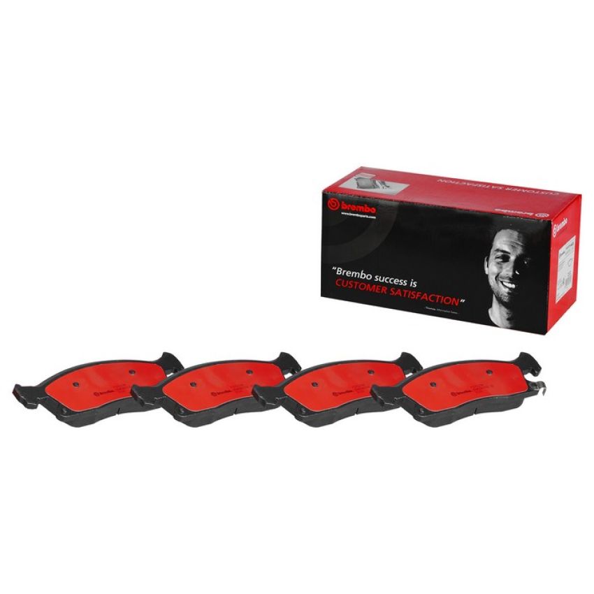 Brembo KT00991 Brembo ceramic brake pad and UV coated vented  brake disc kit