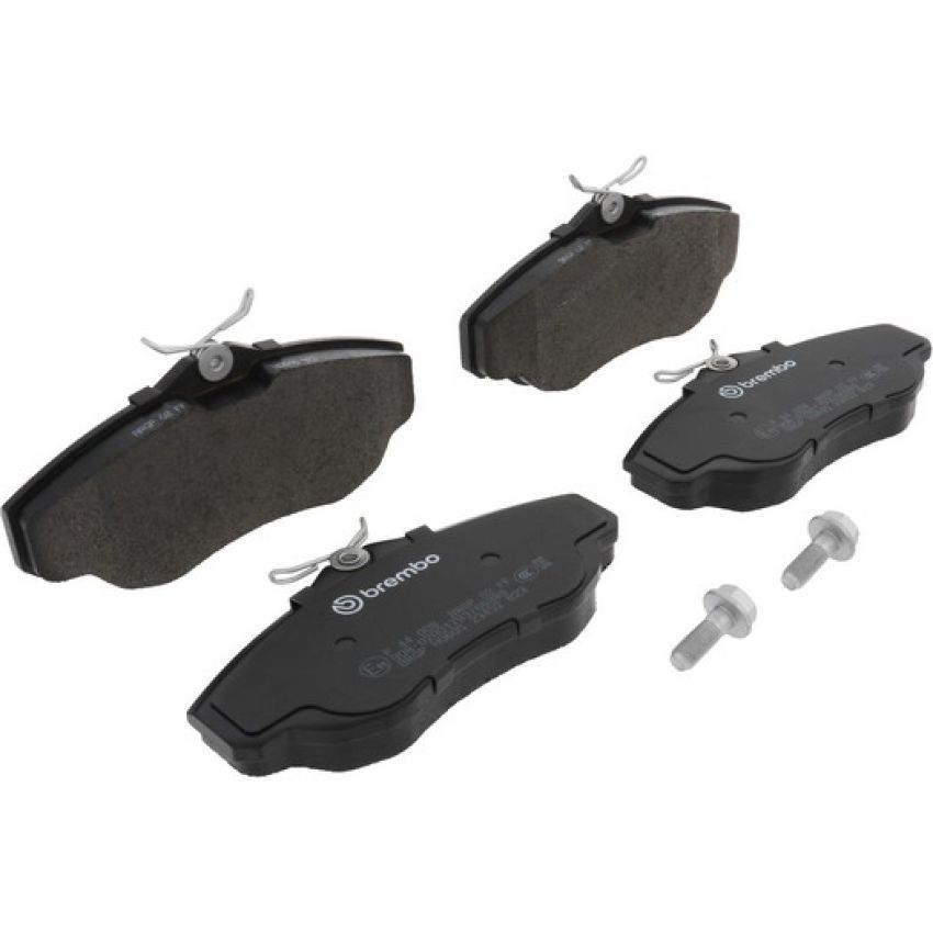 Brembo KT04204 Brembo low-met brake pad and UV coated vented  brake disc kit