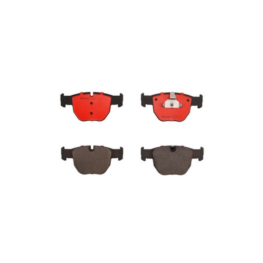 Brembo KT00A75 Brembo ceramic brake pad and UV coated vented  brake disc kit
