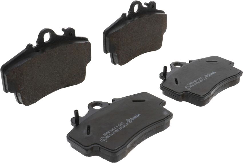 Brembo KT04419 Brembo low-met brake pad and UV coated vented  brake disc kit