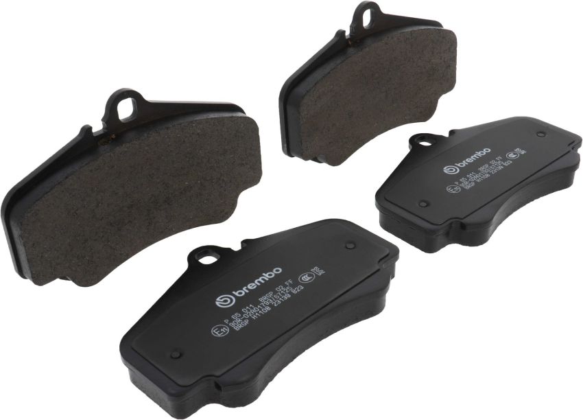 Brembo KT04281 Brembo low-met brake pad and UV coated PVT drilled brake disc kit