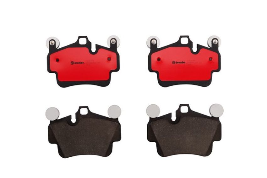 Brembo KT00734 Brembo ceramic brake pad and UV coated PVT drilled brake disc kit