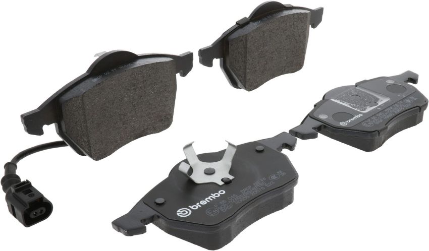 Brembo KT04368 Brembo low-met brake pad and UV coated vented  brake disc kit