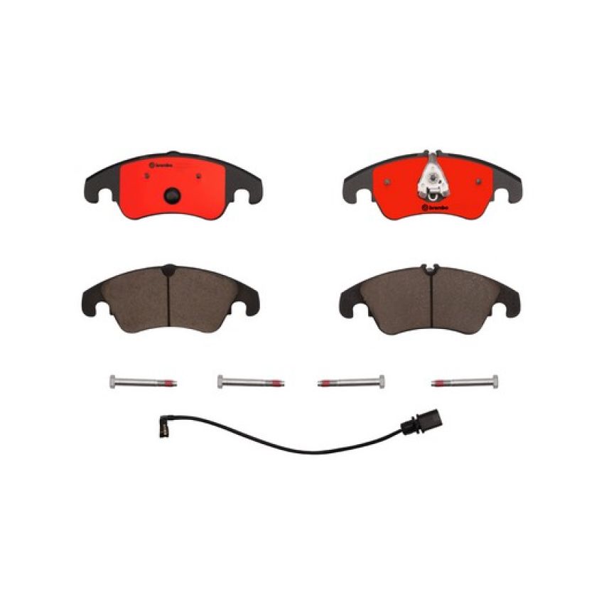 Brembo KT00429 Brembo ceramic brake pad and UV coated vented  brake disc kit