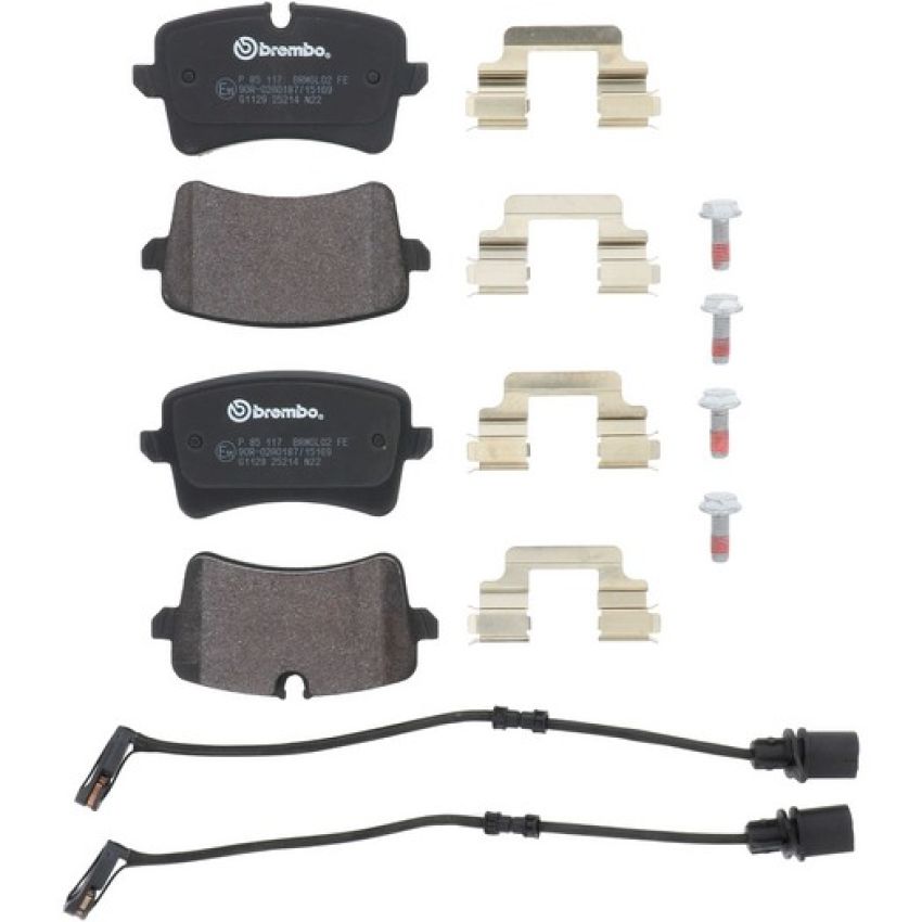 Brembo KT04426 Brembo low-met brake pad and UV coated PVT  brake disc kit