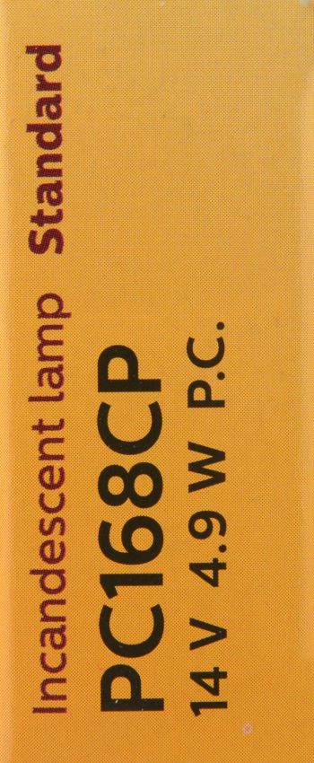 Philips PC168CP Philips Standard Miniature PC168 Pack of 10