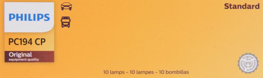 Philips PC194CP Philips Standard Miniature PC194 Pack of 10