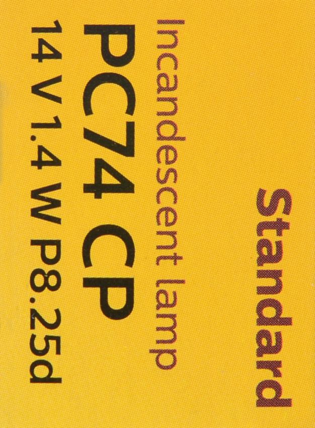 Philips PC74CP Philips Standard Miniature PC74 Pack of 10