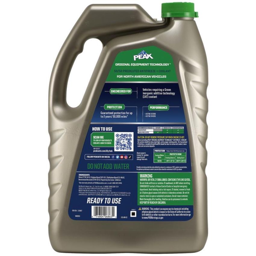 Peak NACB53 PEAK OET NA CONV GREEN 50/50 1 GAL