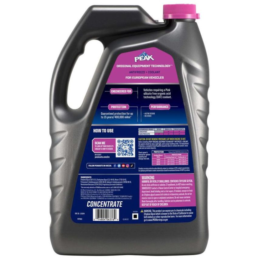 Peak PEP0B3 PEAK OET EURO PINK CONCENTRATE 1 GALLON