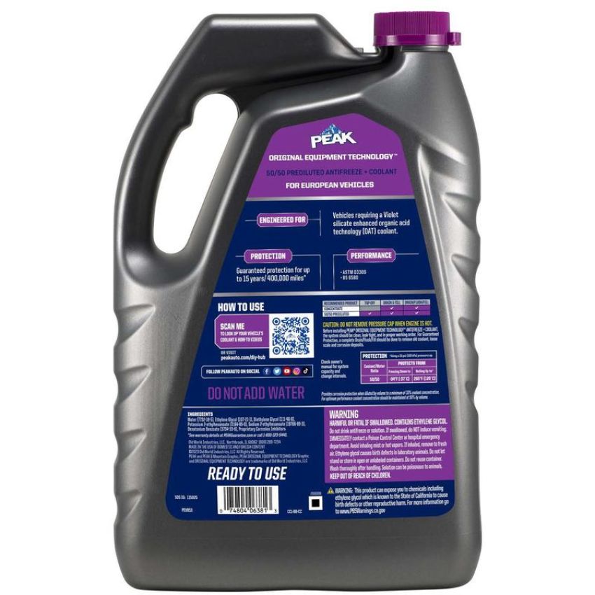Peak PEVB53 PEAK OET EURO VIOLET 50/50 1 GAL