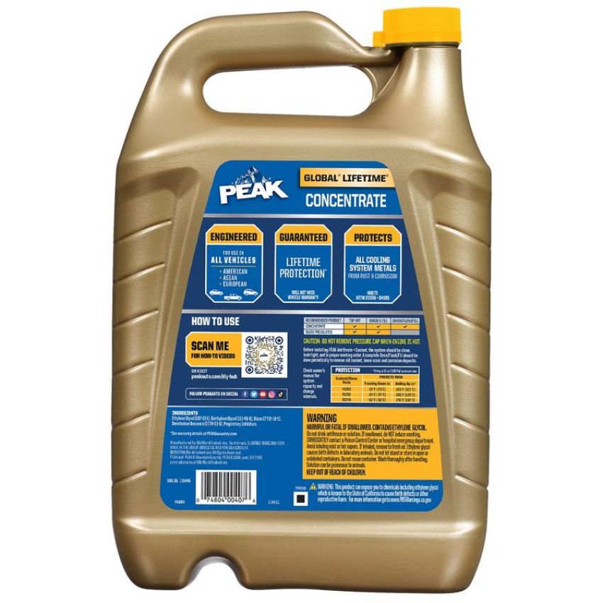 Peak PXA0B3 PEAK GLOBAL LIFETIME CONCENTRATE 1 GAL