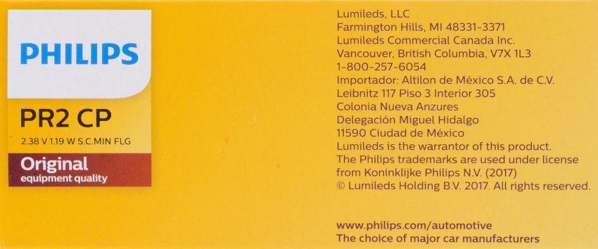 Philips PR2CP Philips Standard Minature PR2 Pack of 10
