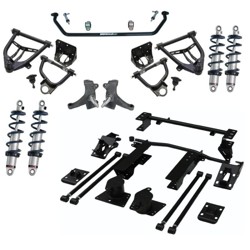 Ridetech 11360201 HQ Coil-Over System for 1973-1987 C10.