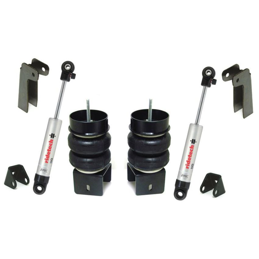 Ridetech 19010910 Front CoolRide kit for Mustang II front suspension with lower StongArms.