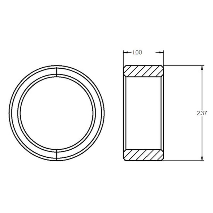 Ridetech 90000126 Threaded ball joint ring.