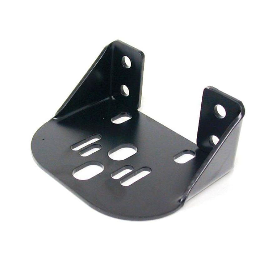 Ridetech 90000002 Bolt-On rear upper air spring bracket, powder coated black.