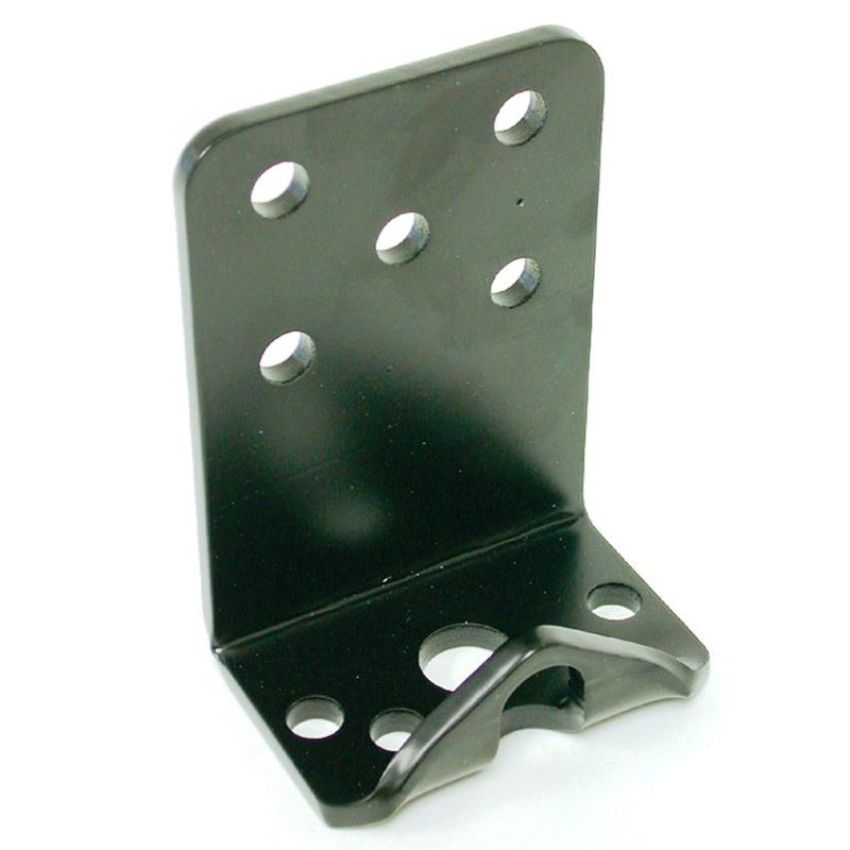 Ridetech 90000033 Bolt-On under frame air spring bracket, powder coated black.