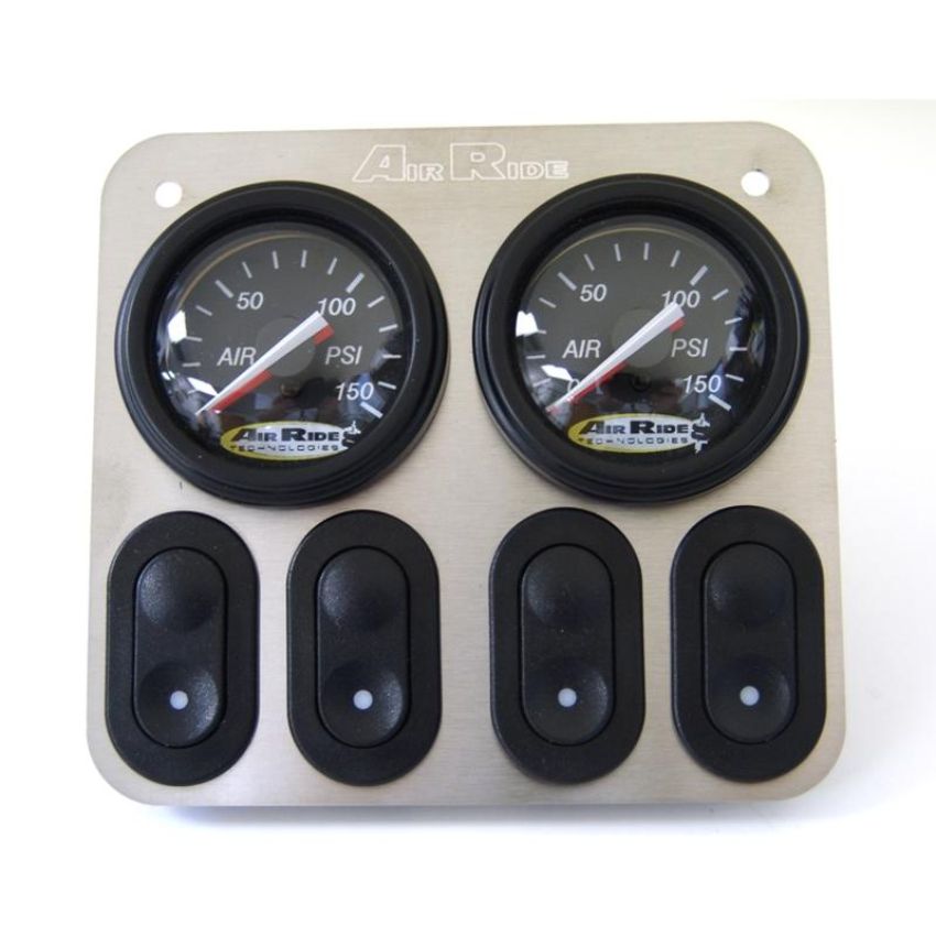 Ridetech 31194000 4-Way 12 volt analog control panel for air suspension. For use with 12v valves.