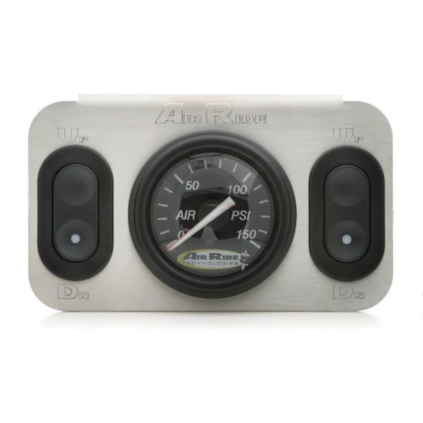 Ridetech 31192500 2-Way 12 volt analog control panel for air suspension. For use with 12v valves.