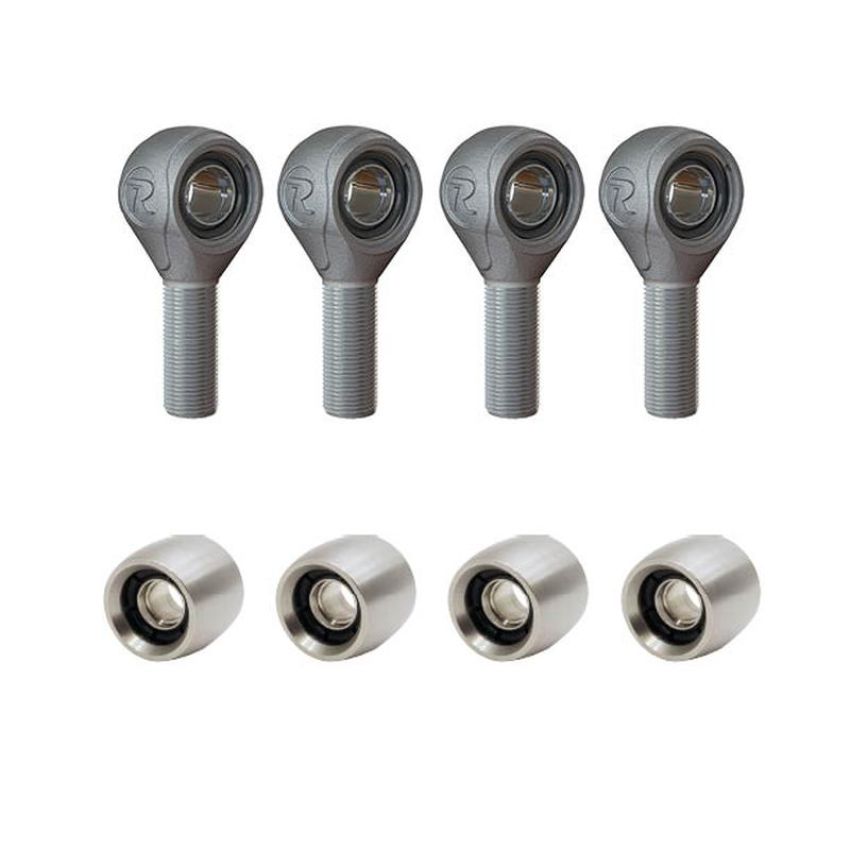 Ridetech 11009518 R-Joint 8 Pack - Weld-On. Includes 4 RH threaded R-Joints and 4 weld on R-Joints