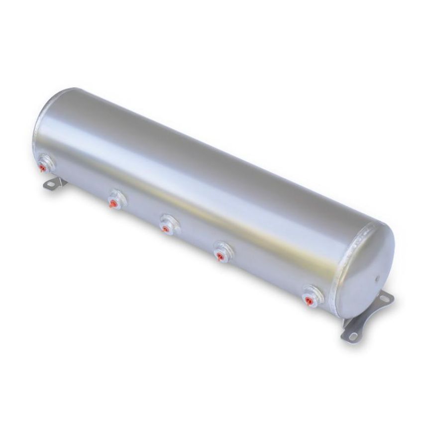 Ridetech 31915100 5 gallon aluminum air tank with four 1/4