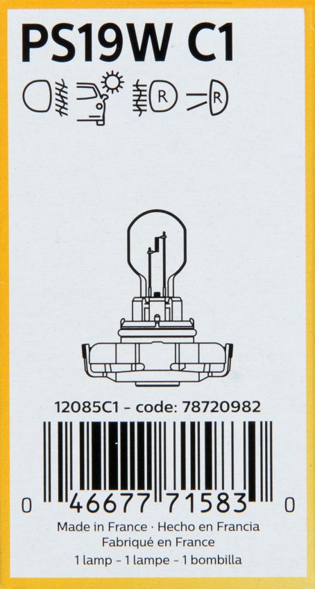 Philips PS19WC1 Philips HiPerVision Bulb PS19W