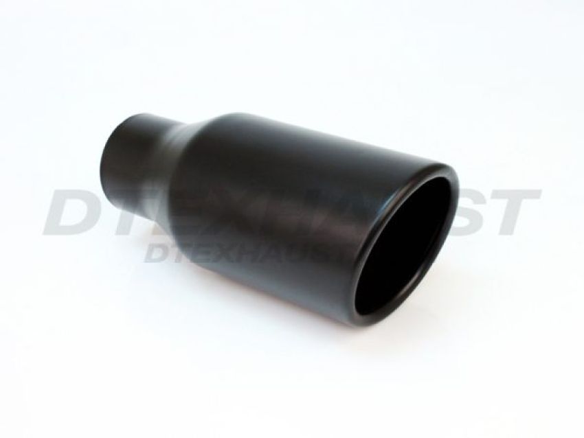 Different Trend Black Powder Coated 4″x9″ Rolled Slant Tip Q9-254090RBK