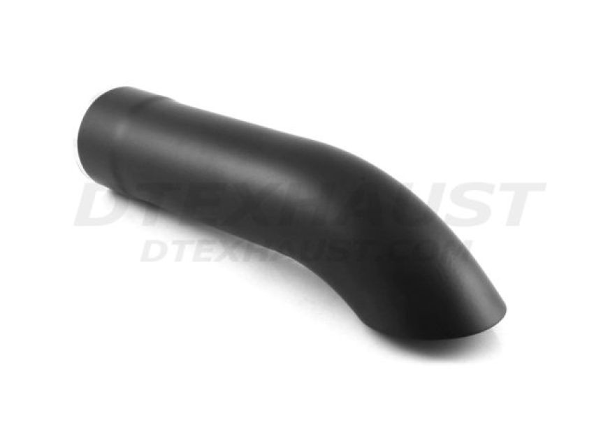 Different Trend Black Powder Coated 5″x16″ Turn Down Q9-405016TDBK