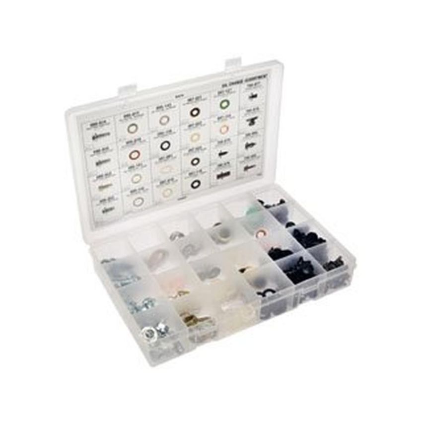 DORMAN 030-545 Oil Change Tech Tray  4 Pilot Point Plugs, 14 Gaskets And 6 Splash Shields