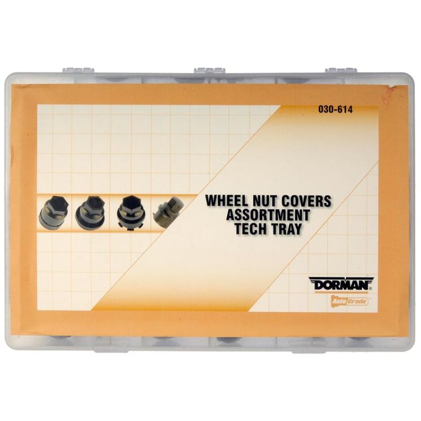 DORMAN 030-614 Wheel Nut Cover Tech Tray 12 Skus