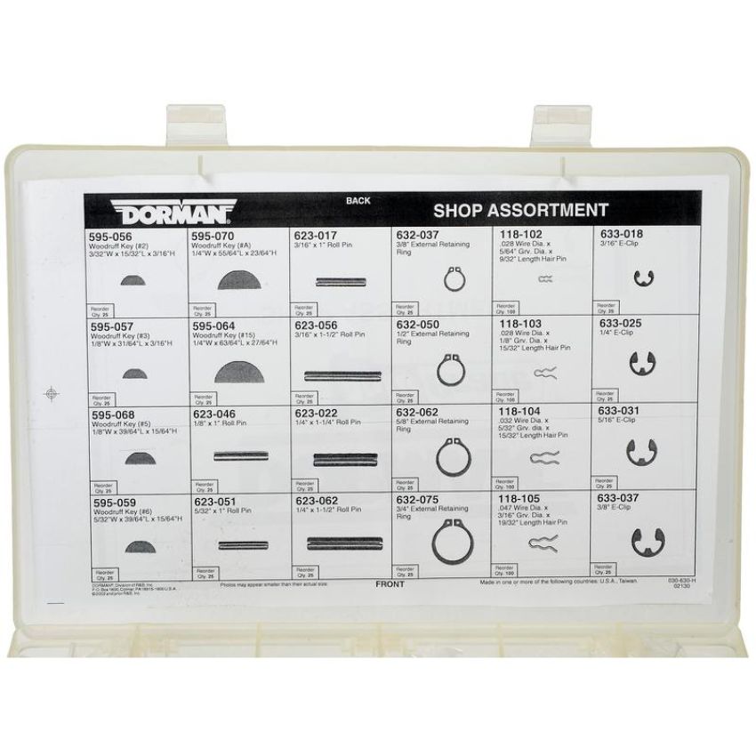 DORMAN 030-630 900 Piece Hardware Assortment