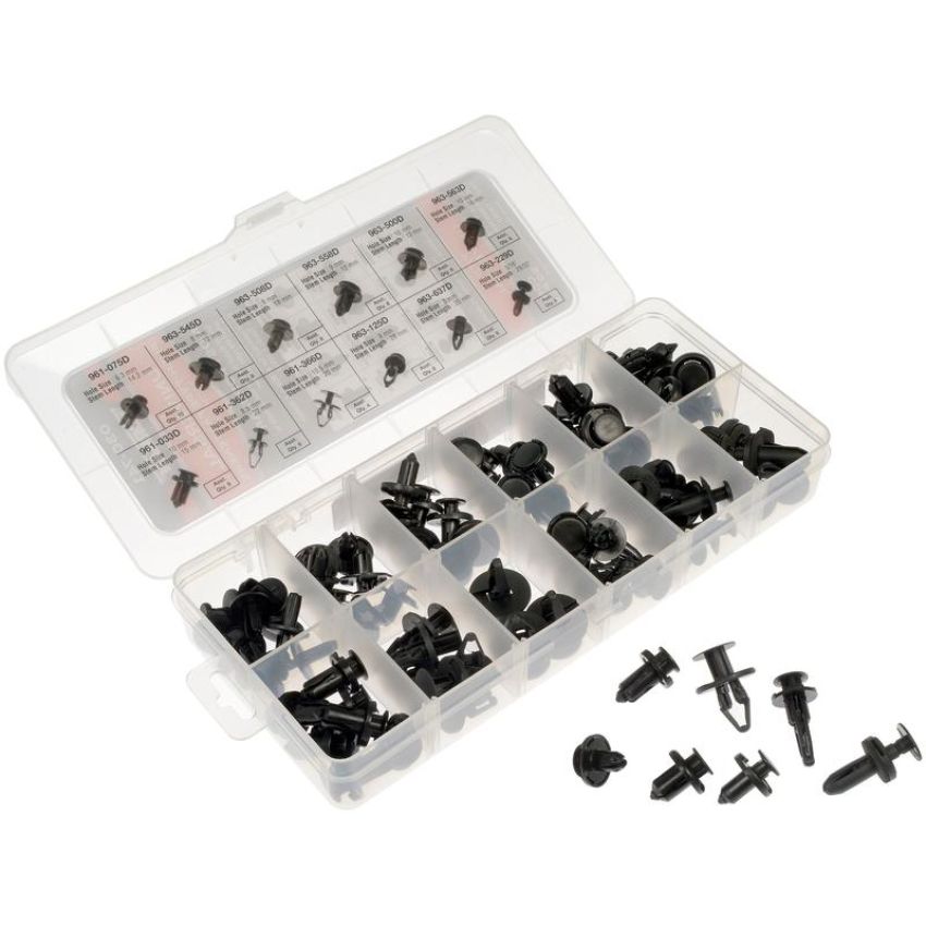 DORMAN 030-741 Universal Push-Type Body Fastener Tech Tray