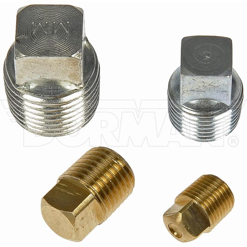 DORMAN 090-000CD Pipe Plug Assortment - 1/8, 1/4, 3/8, 1/2