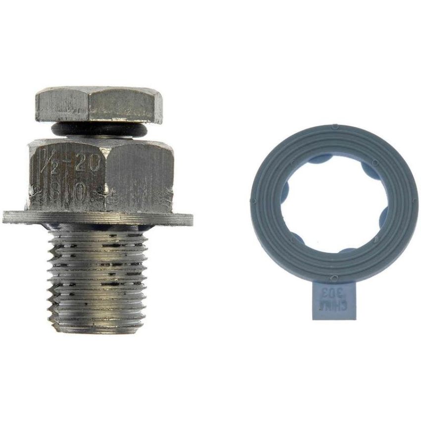 DORMAN 090-035 Oil Drain Plug Piggyback 1/2-20 S.O., Head Size 3/4 In.
