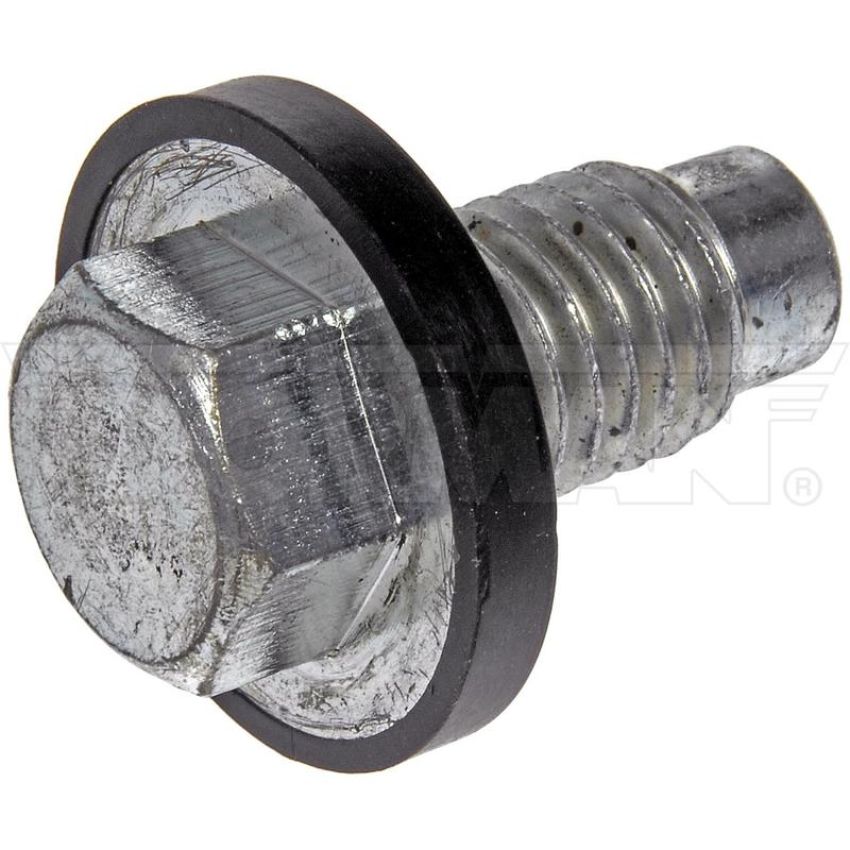 DORMAN 090-059CD Oil Drain Plug Pilot Point Molded Gasket M12-1.75, Head Size 15Mm