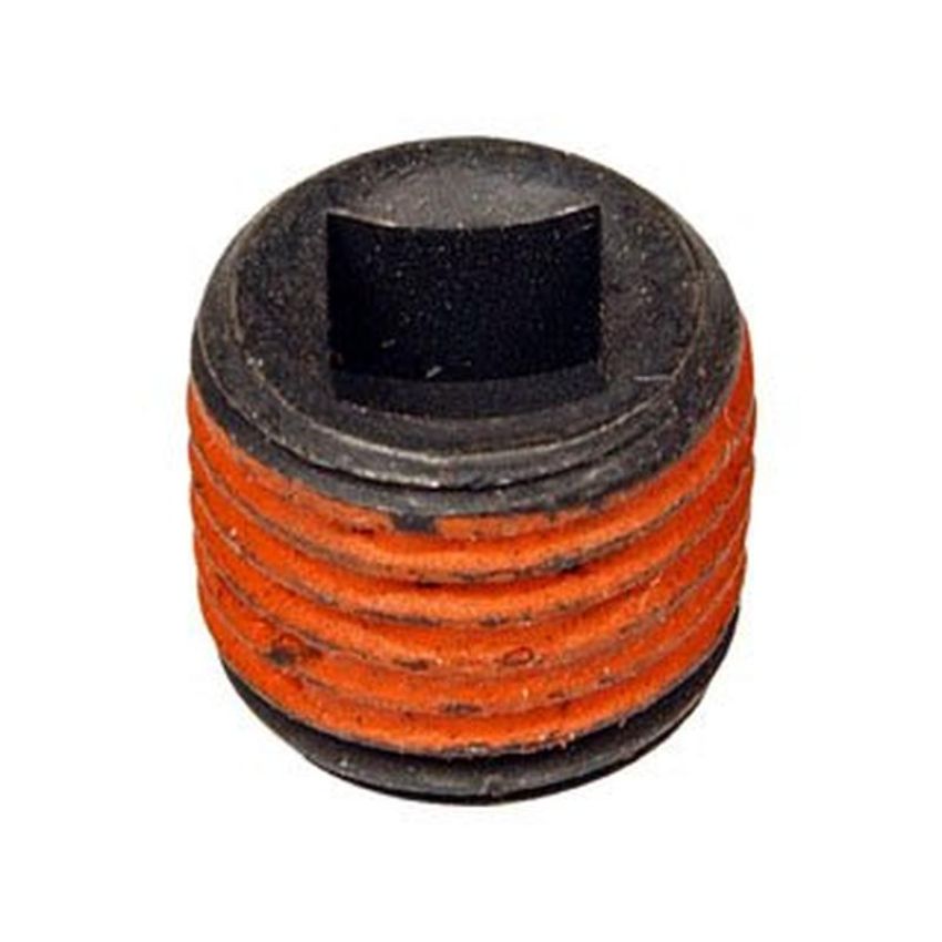 DORMAN 090-067 Pipe Plug C.S. Square 1/4-18 Npt, Head Size 1/4 In.