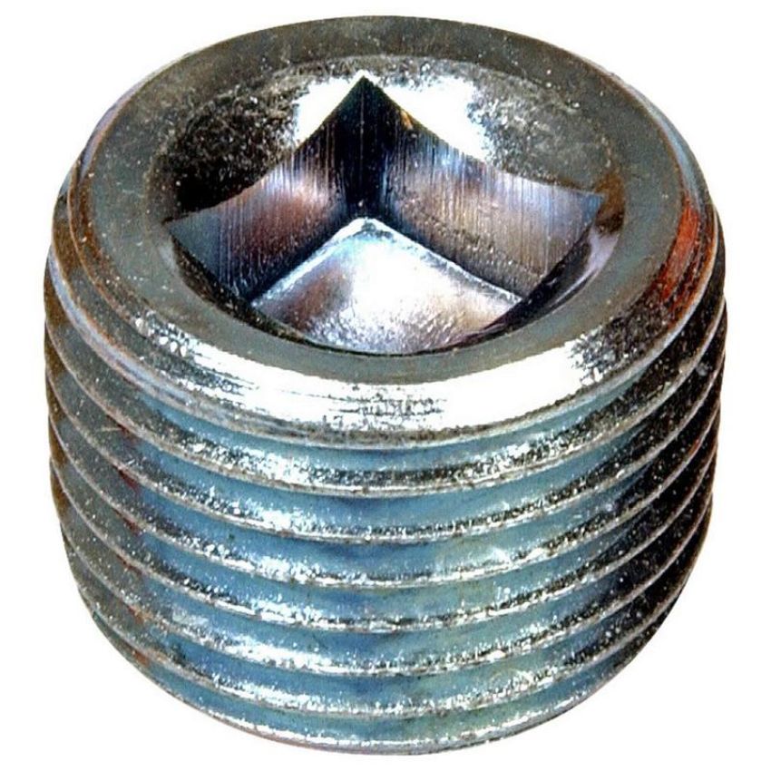 DORMAN 090-100 Pipe Plug C.S. Square 1/2-14 Npt, Head Size 3/8 In.