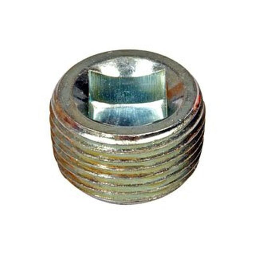 DORMAN 090-101 Pipe Plug C.S. Square 3/4-14 Npt, Head Size 1/2 In.