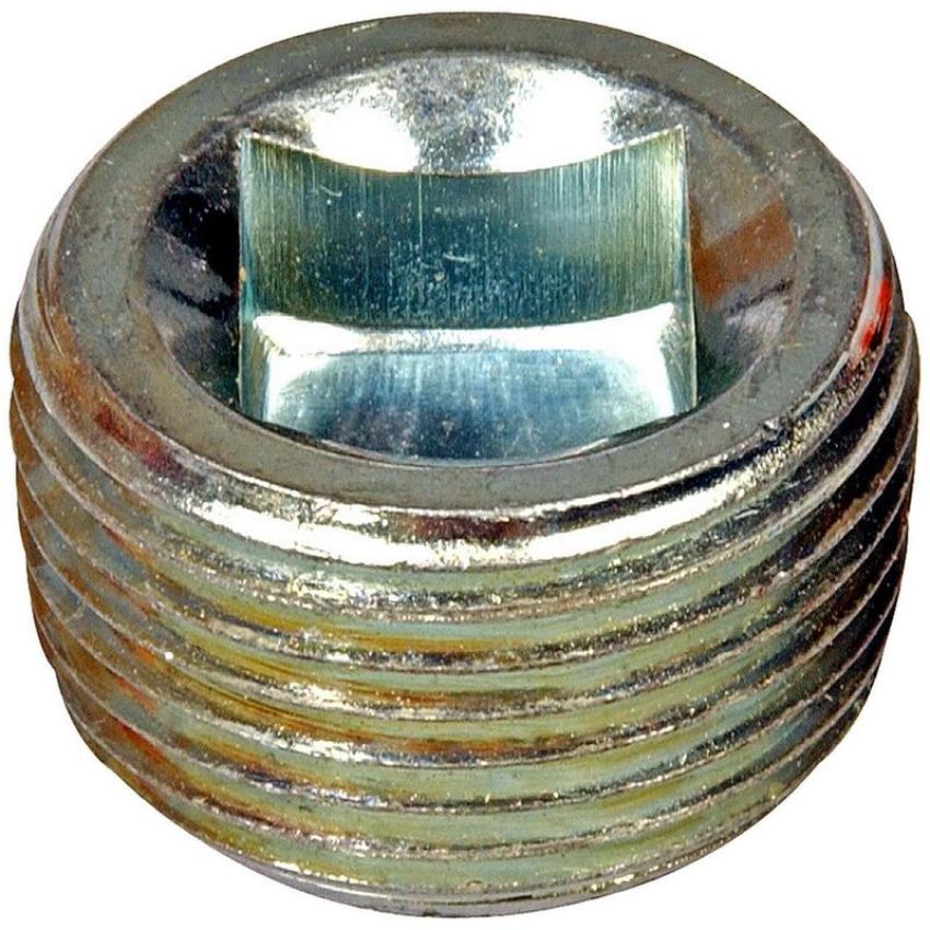 DORMAN 090-101 Pipe Plug C.S. Square 3/4-14 Npt, Head Size 1/2 In.