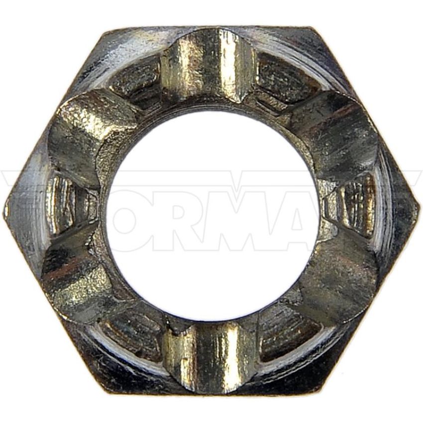 DORMAN 220-012 Hex Nut-Castellated-Thread Size 3/8-24, Height 9/16 In.
