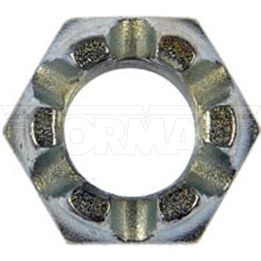 DORMAN 220-015 Hex Nut-Castellated-Thread Size 9/16-18, Height 7/8 In.