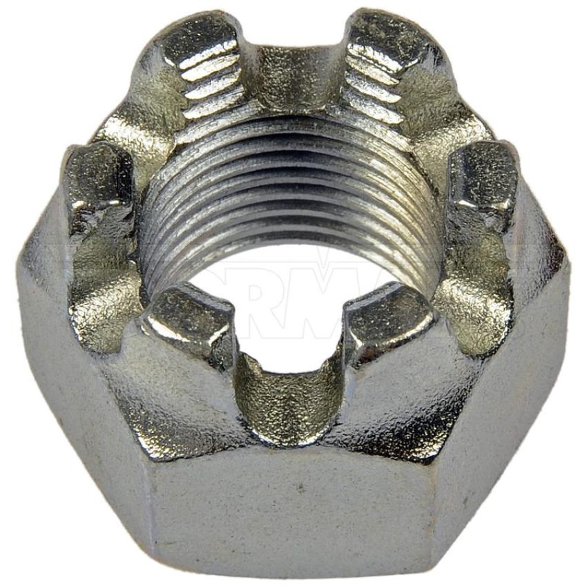 DORMAN 220-016 Hex Nut-Castellated-Thread Size 5/8-18, Height 15/16 In.