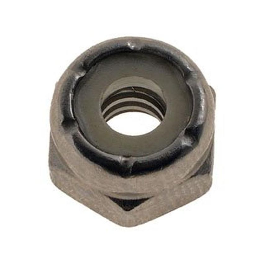 DORMAN 250-009 Hex Lock Nuts With Nylon Ring-Grade 2- Thread Size 10-24 In.