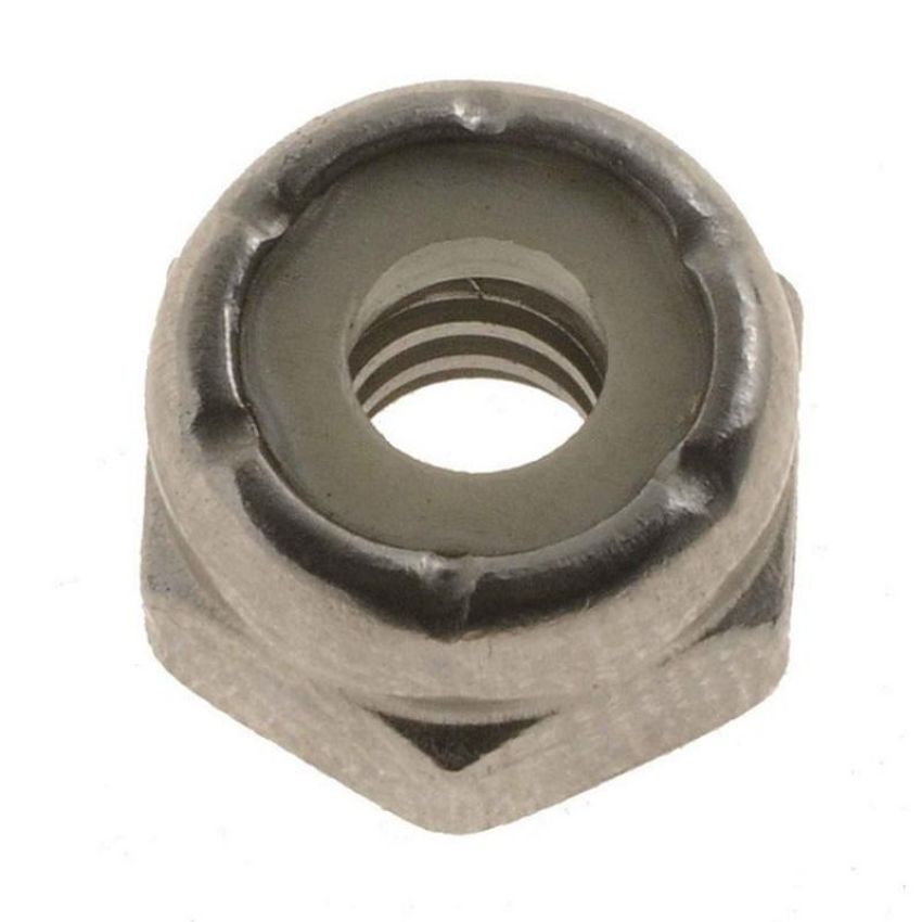 DORMAN 250-009 Hex Lock Nuts With Nylon Ring-Grade 2- Thread Size 10-24 In.