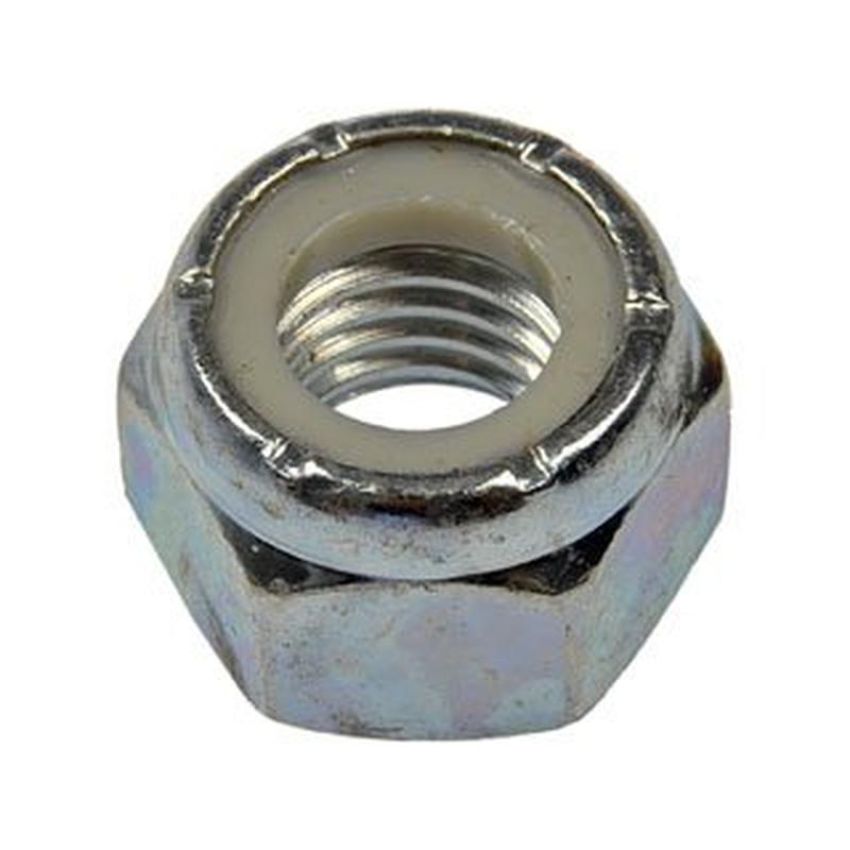 DORMAN 250-015 Hex Lock Nuts With Nylon Ring-Grade 2- Thread Size 9/16-12 In.