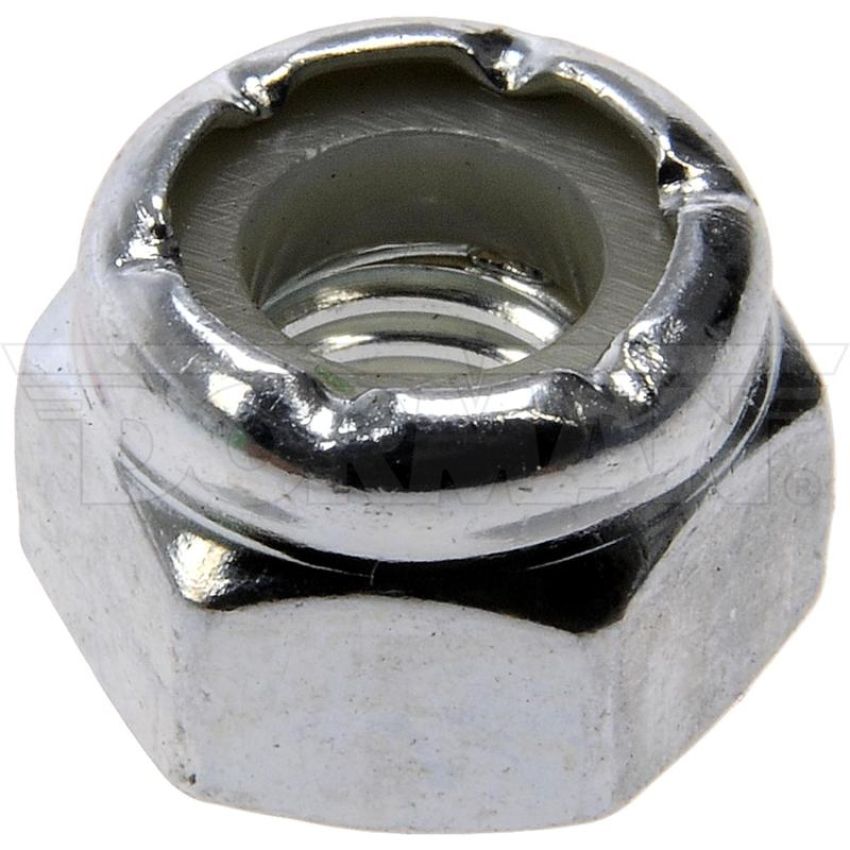 DORMAN 251-010 Hex Lock Nuts With Nylon Ring-Grade 2- Thread Size 1/4-28 In.
