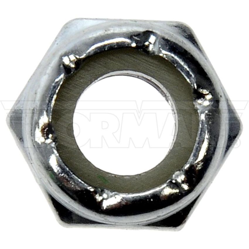 DORMAN 251-010 Hex Lock Nuts With Nylon Ring-Grade 2- Thread Size 1/4-28 In.