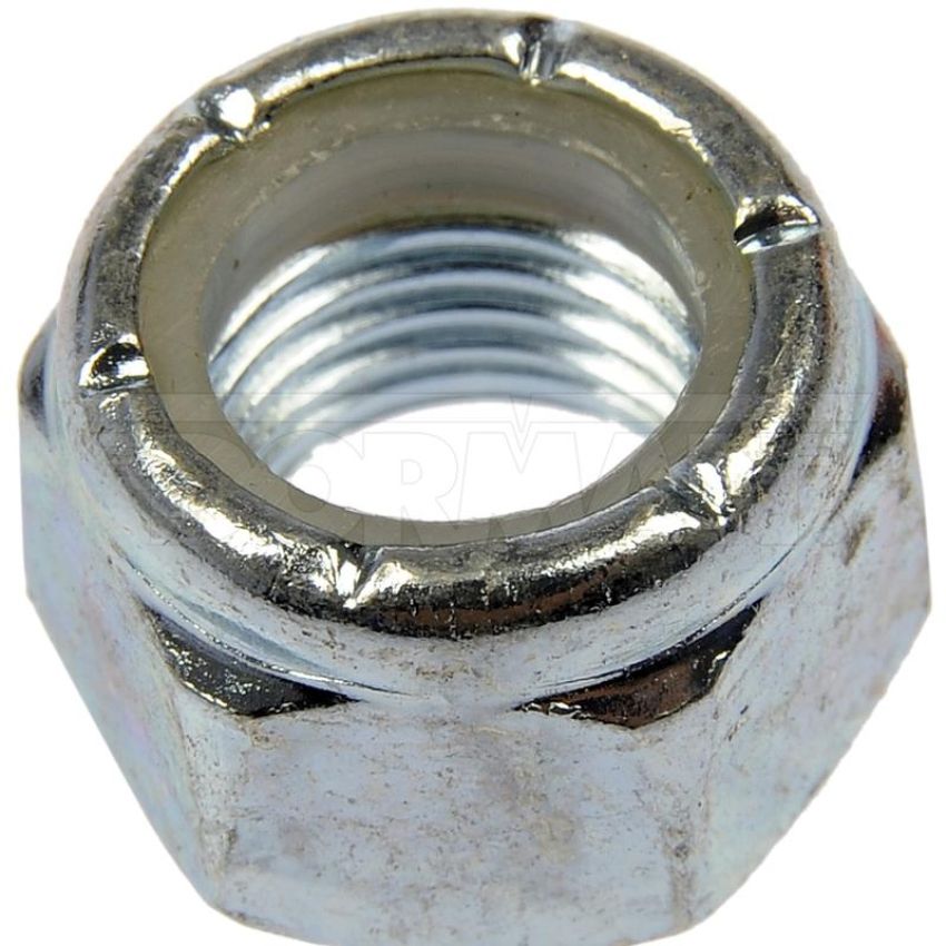 DORMAN 251-013 Hex Lock Nuts With Nylon Ring-Grade 2- Thread Size 7/16-20 In.