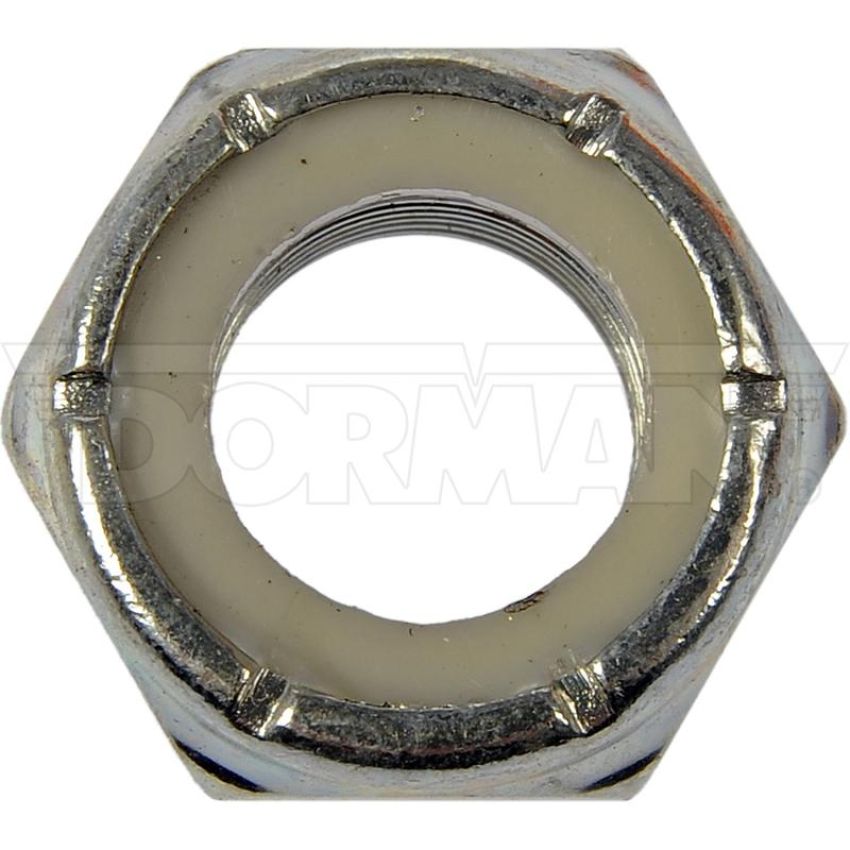 DORMAN 251-015 Hex Lock Nuts With Nylon Ring-Grade 2- Thread Size 9/16-18 In.